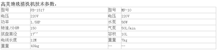 地毯清洗机FB1517/MF-10(图7)